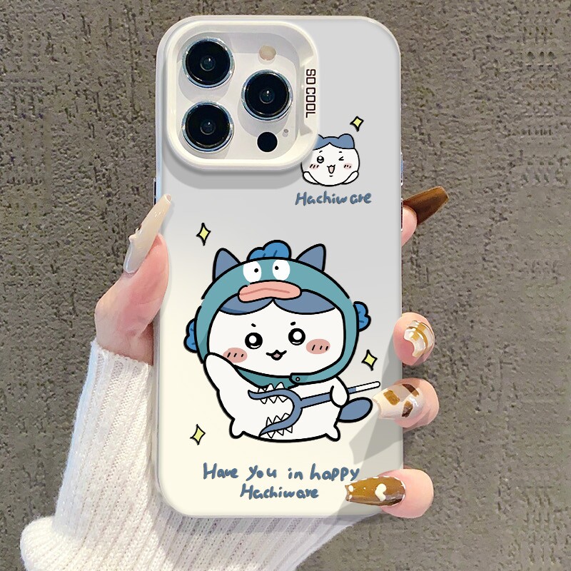 丑鱼小八适用苹果16promax手机壳iPhone14/13彩银iQOO1211华为pura70mate60小米15荣耀200OP红米vivox200s198