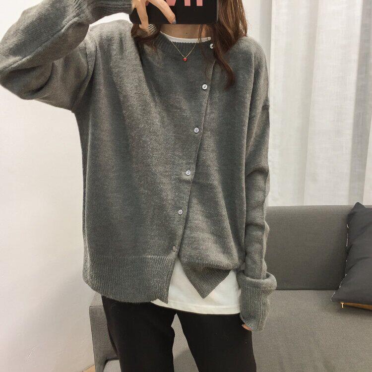 大码女装秋冬微胖妹妹mm针织开衫洋气减龄宽松显瘦遮肉外套200斤
