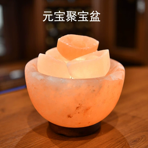 Соленый свет Цветок Гималайский S -класс -хрустальная соль соль фен Шуи Фортуна Cai Cai Lanter светильники пирамида