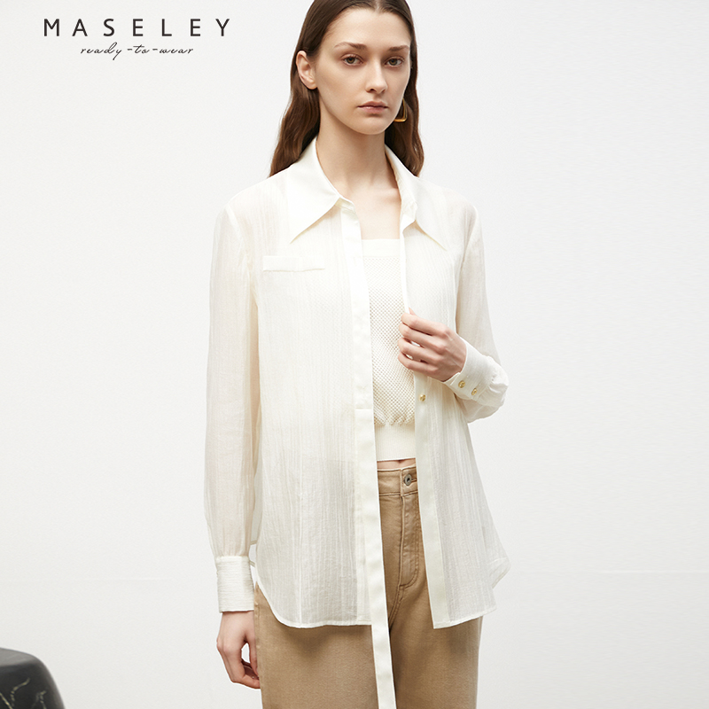 Maseley/玛塞莉长袖衬衫