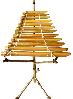 竹琴，手工琴 越南特色 敲击乐器 儿童民族  手工产品 乐器 TRUNG