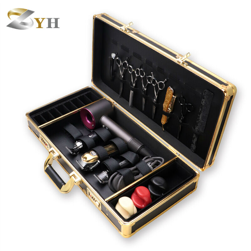 抖音网红美发工具箱发型师收纳剪刀包理发店多个密码箱定制网红工