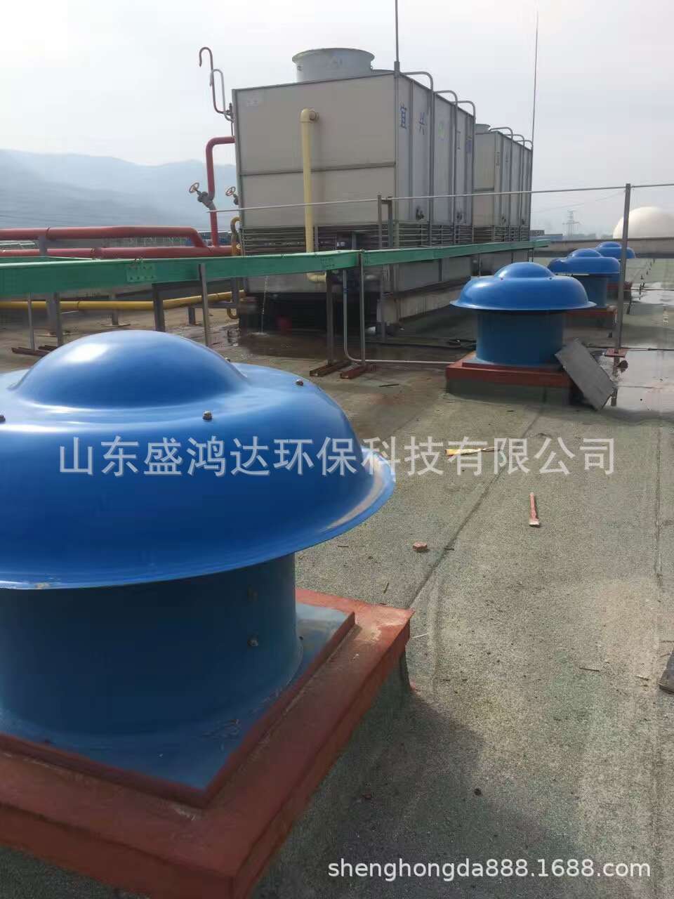 DWT低噪声屋顶风机 玻璃钢防FU防爆屋顶风机 钢制屋顶轴流式风机