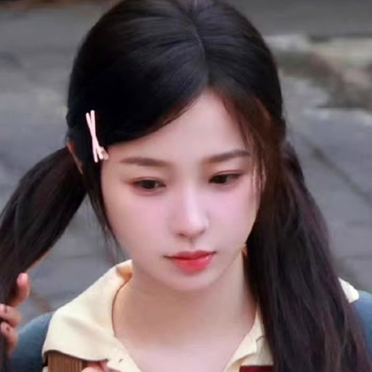 双轨虞书欣同款多巴胺粉色少女发夹甜美鸭嘴夹前额侧边碎发夹发卡