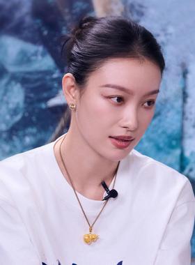 倪妮同款金色葫芦项链新中式精致日常小众毛衣链女锁骨链早秋配饰