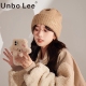 Unbo Lee针织毛线帽女秋冬季 百搭包头护耳保暖防寒冷帽显脸小加厚