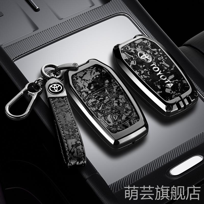 适用于丰田塞纳钥匙套新款埃尔法金属全包套威尔法格瑞维亚挂件包