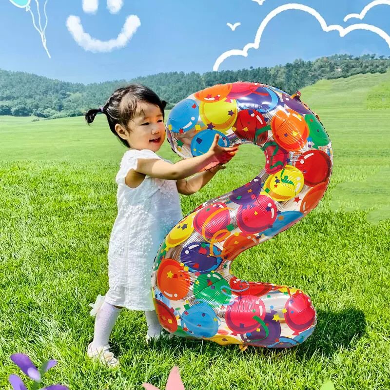 生日数字气球铝膜气球儿童周岁生日派对装饰场景布置拍照道具用品,节庆用品/礼品,气球,淘宝优惠券,粉丝福利购,淘宝优惠卷
