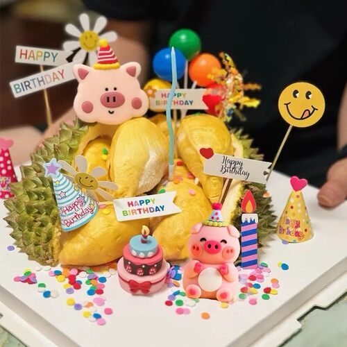 软胶小蛋糕榴莲装饰diy材料包