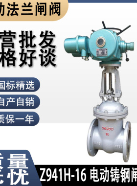 Z941H-16P/C电动 铸钢 不锈钢 法兰闸阀DN50 80 100 150 200 300
