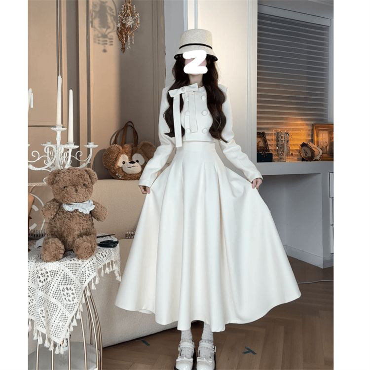 小香风法式高级感精致优雅两件套女秋季新款大码短款外套半身裙潮,女装/女士精品,时尚套装,淘宝优惠券,粉丝福利购,淘宝优惠卷