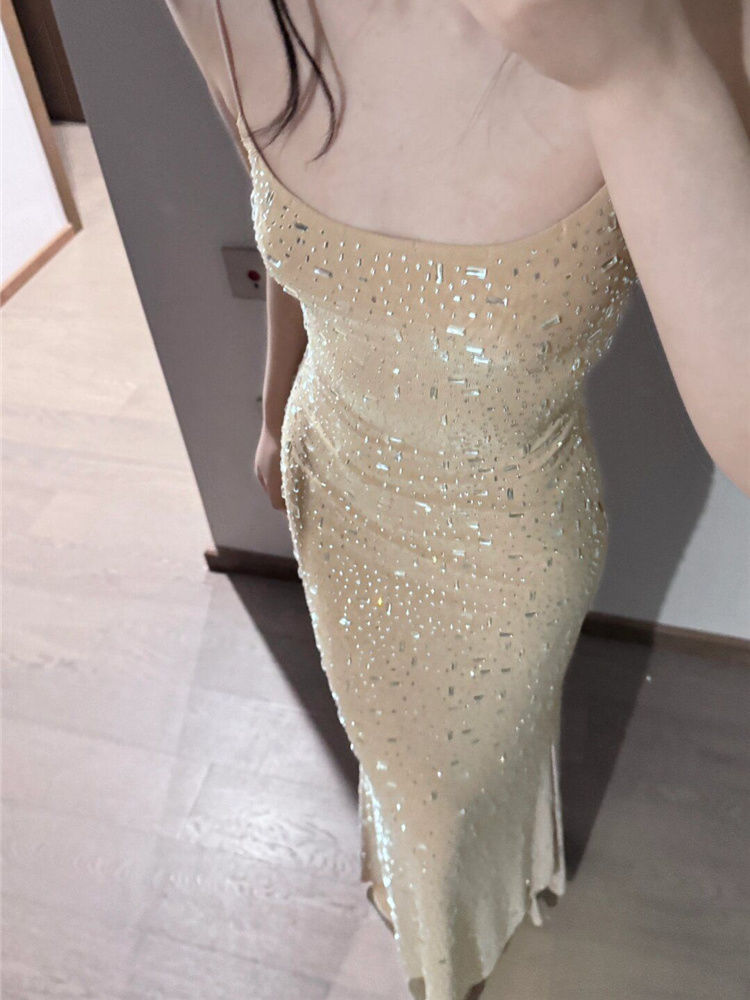 小众甜辣风高级修身长裙