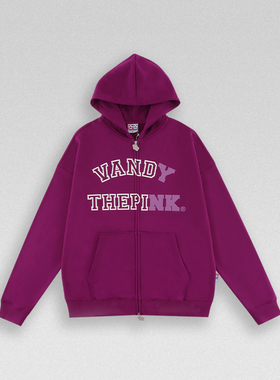 【官方正品】VANDYTHEPINK 紫色拉链卫衣