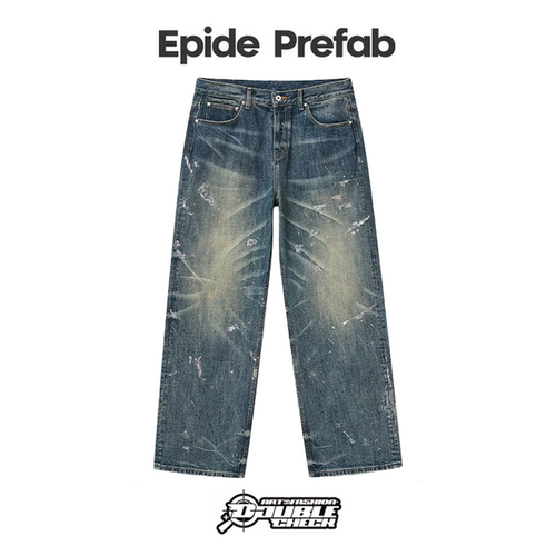 EpidePrefab银河闪粉牛仔裤