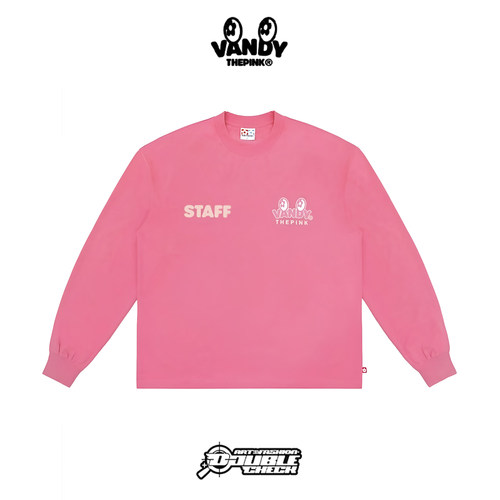 VandyThePink联名粉色STAFF长袖