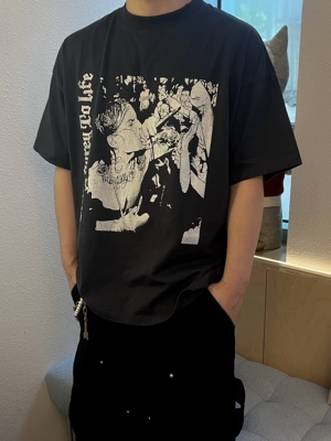 Purey24ss破坏重金属乐队短袖