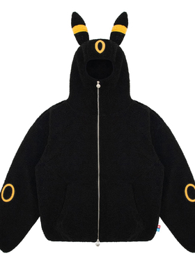 【官方正品】Vandythepink × Pokemon 宝可梦联名摇粒绒拉链卫衣