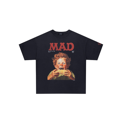 PUREY纽曼小孩肖像短袖T恤