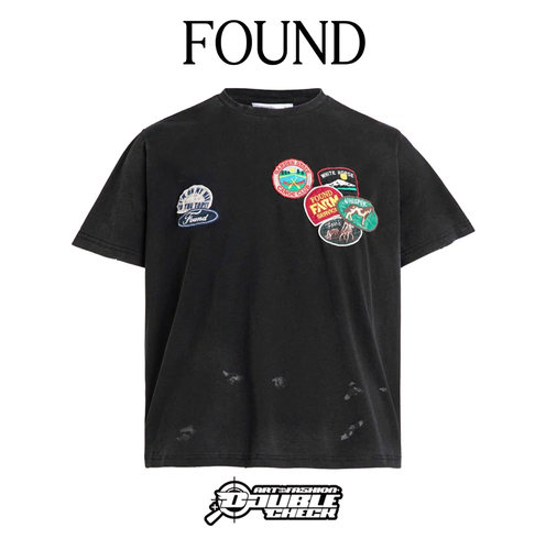 【Profound】Multi Patch Washed Tee多徽章贴布涂鸦水洗做旧T恤