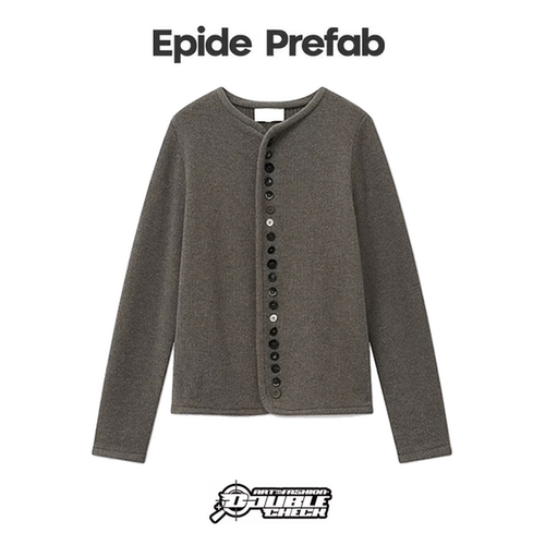 【Epide Prefab】Over-deduct拾钮多多扣开衫外套美利奴羊毛针织