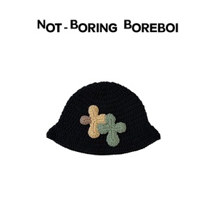 Boreboi Boring Not NBB贴片logo绣花毛线渔夫帽 官方正品