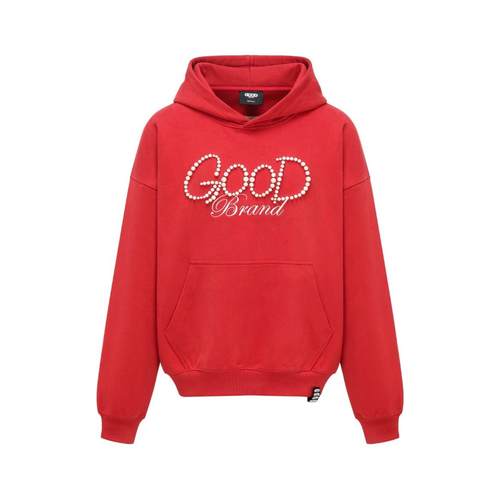 GOODBRAND红色珍珠卫衣