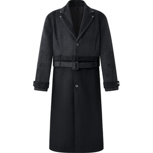 BIRTH ROYAL CHILD 哥特刺绣羊毛混纺大衣 BORC 官方正品