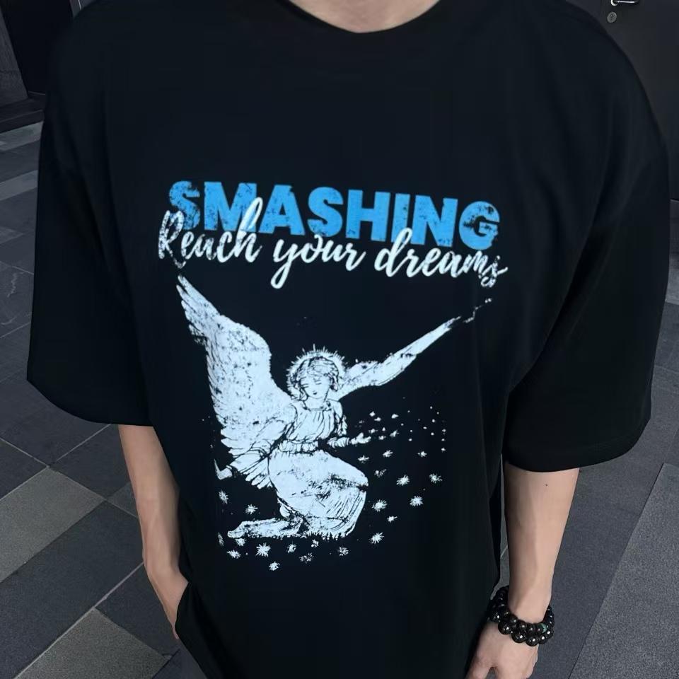 SMASHING天使印花短袖