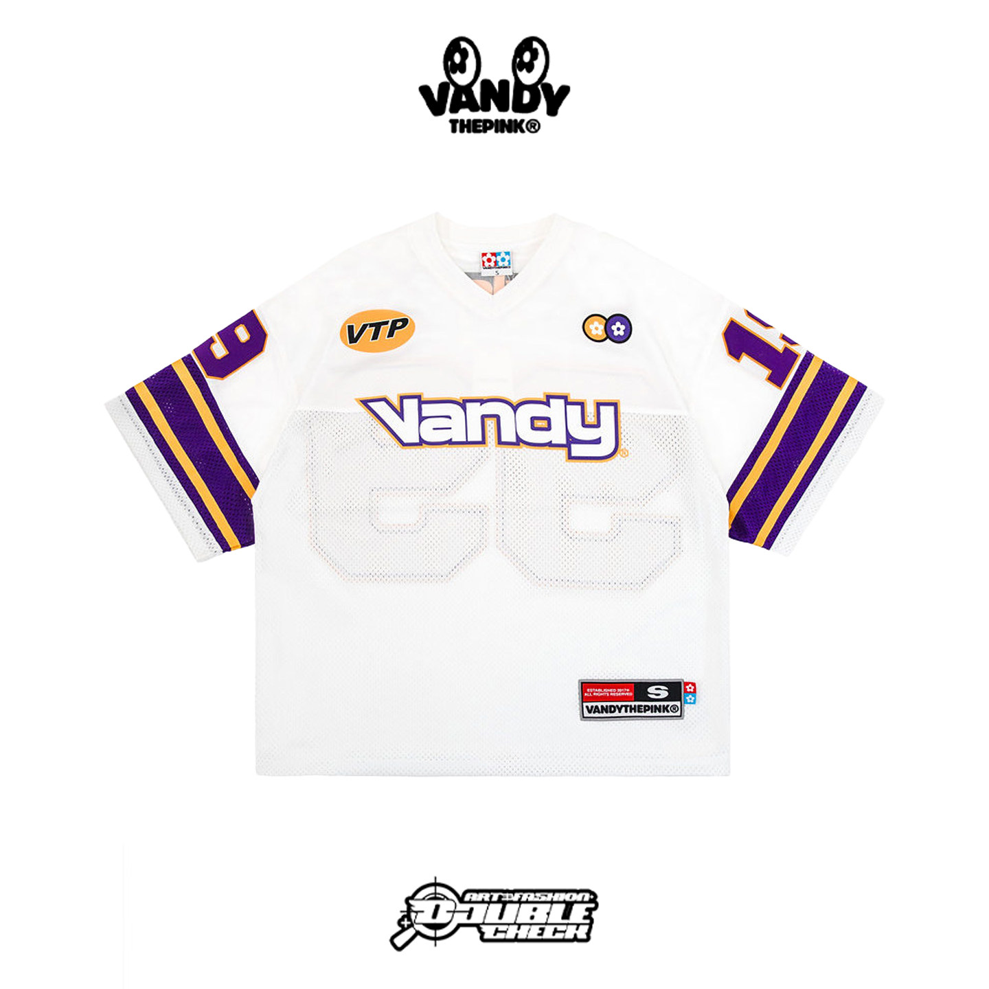 【VANDYTHEPINK】Design Hockey Jersey宽松型冰球服短袖