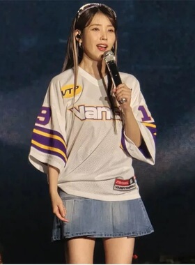 【国内正品】VandyThePink × New Jeans 联名白色冰球服球衣