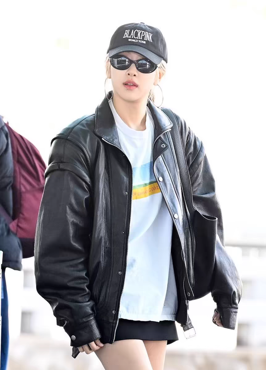 PUREY朴彩英同款windows印花短袖