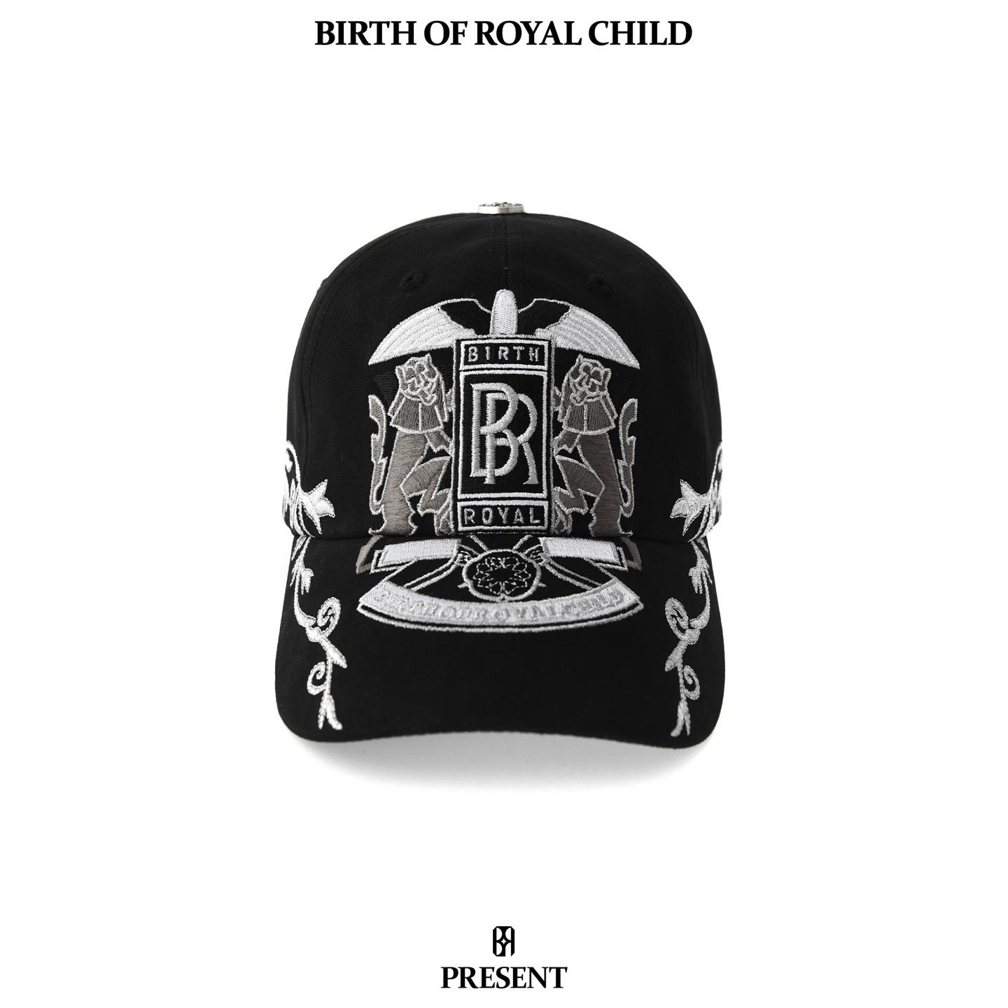 BORC25ss双狮刺绣棒球帽