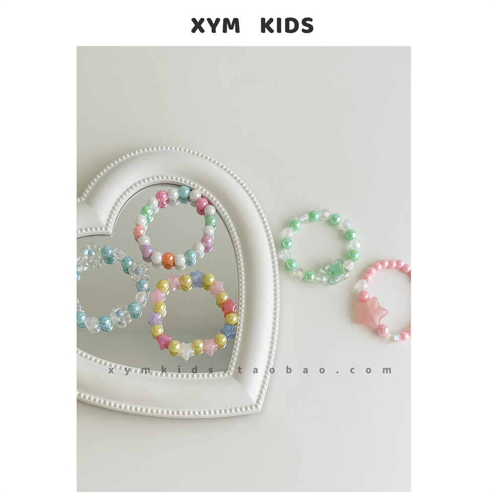 儿童手链马卡龙彩色串珠