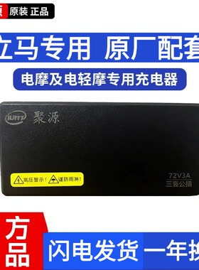 适配立马原装电动车小公插插头48V60V72V96V电瓶车原厂铅酸充电器