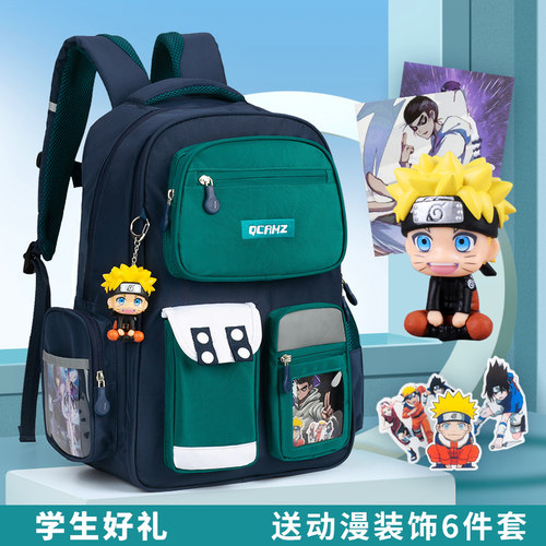 英伦风减压护脊小学生书包