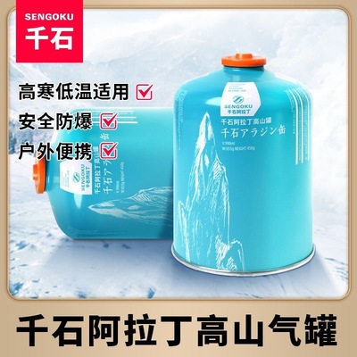 千石高山罐扁气罐气瓶高原户外便携露营野炊防爆瓦斯丁烷煤气外接