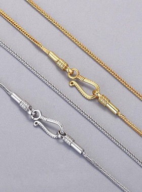 玉弘新款天珠项链大能925银链锁骨链串珠针式厂家直销