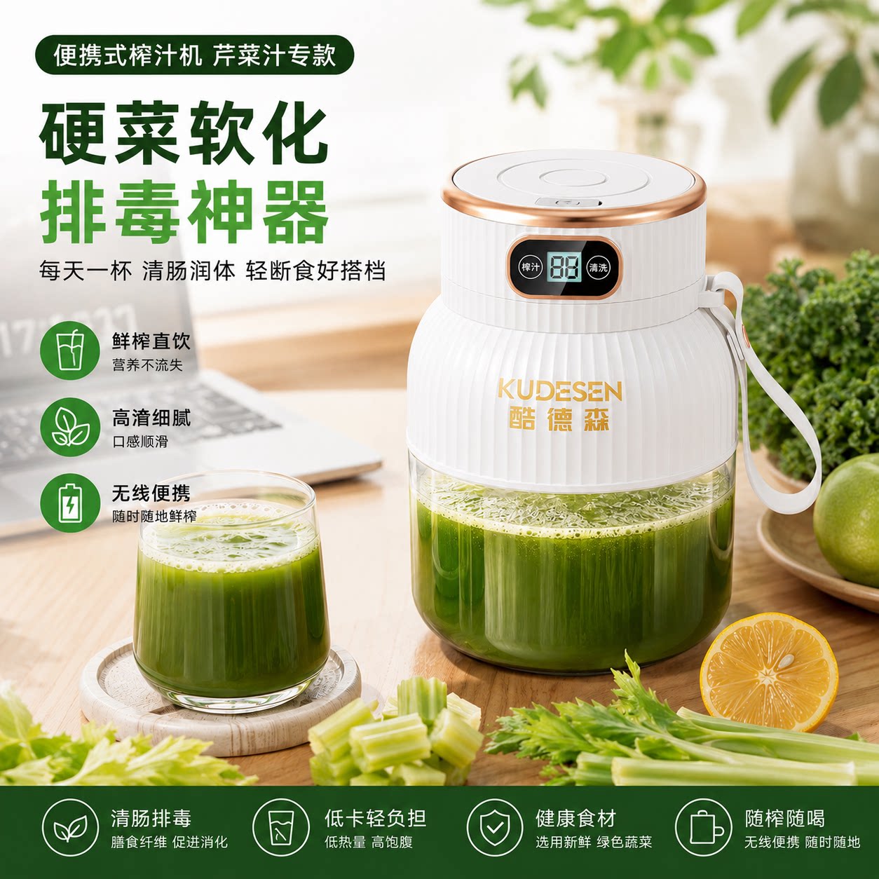芹菜汁优选榨汁机！！水果榨汁杯