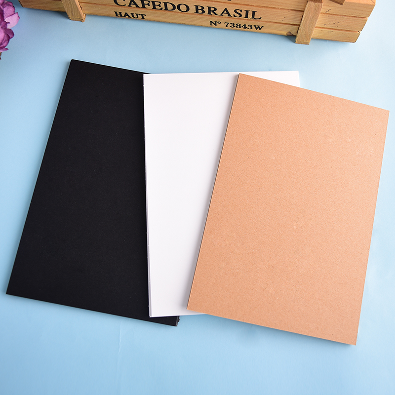 DIY空白卡片牛皮纸 留言卡 单词卡 手绘涂鸦卡白卡黑卡牛卡 书签