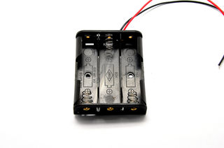 电池盒 三节五号 可装3节5号电池 带粗线