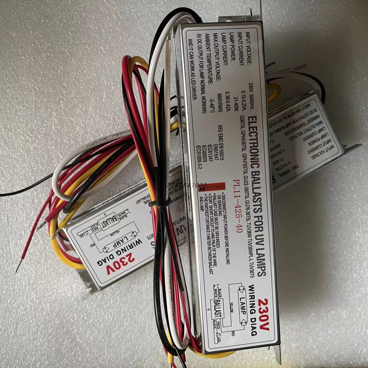现货 PL11-425-40电子镇流器 40W  适用于21~41W杀菌器紫外线灯