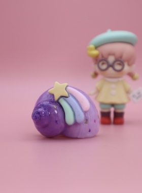 寄居蟹替换壳DIY手工定制原创手绘壳淡水观赏蟹宠物用品可爱装饰