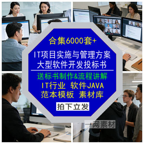 IT项目实施与管理方案大型软件开发招投标书JAVA范本行业模板素材