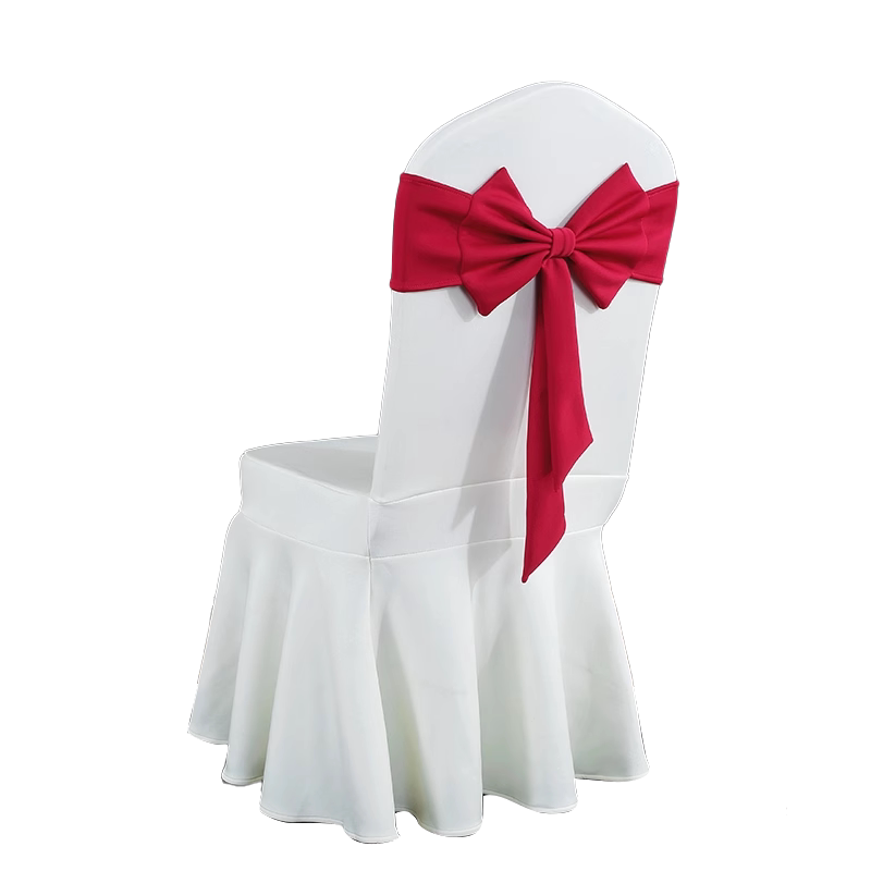 宴会婚庆椅背椅套蝴蝶结订制酒店