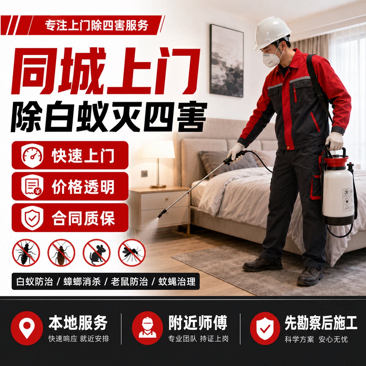 本地上门除虫灭蟑螂灭鼠虫控 本灭鼠笼/捕鼠器