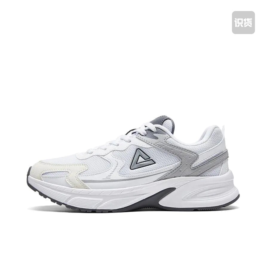 匹克 OG-7000 2.0 透气网面 缓震轻量 大白/帕洛玛灰DH330058