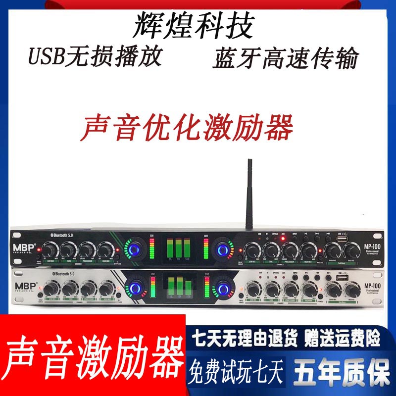 MP-100声音专业人声美化激励器前级效果器音频舞台话筒增益处理器