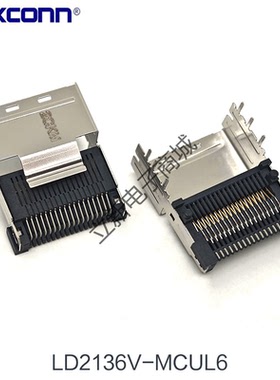Foxconn/富士康LD2136V-MCUL6 U.2 SAS 36P卧贴立贴 SFF-8087母座