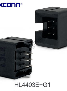 Foxconn富士康HL4403E-G1风扇接口直立式2*3PIN 2.54PICH原装正品