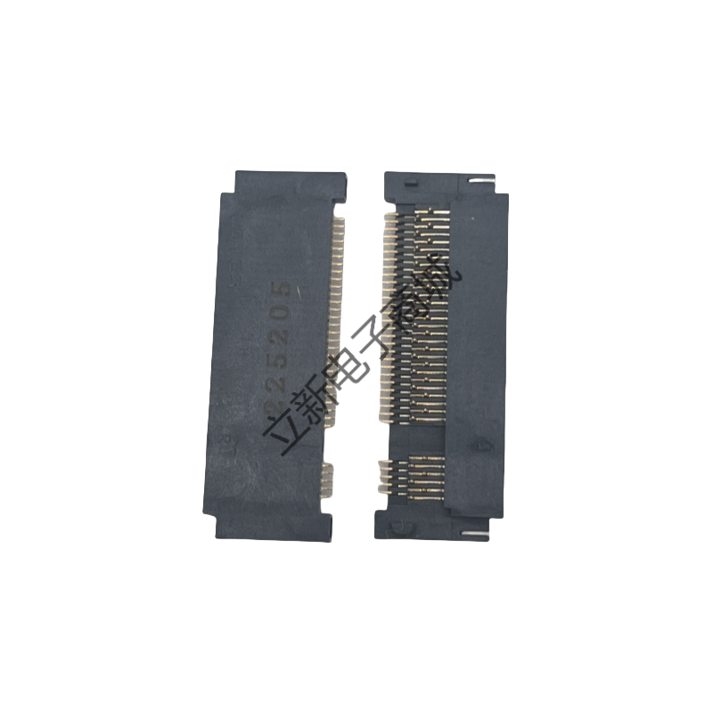 LOTES APCI0170 M.2 67P固态硬盘H=1.5 M-key沉板型 插板75P贴片